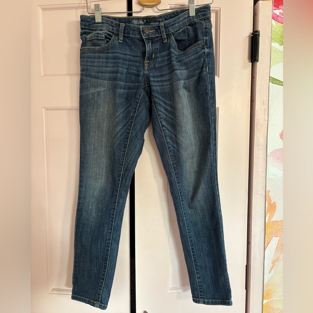 Mossimo Supply Co. Dark Blue Skinny Jeans